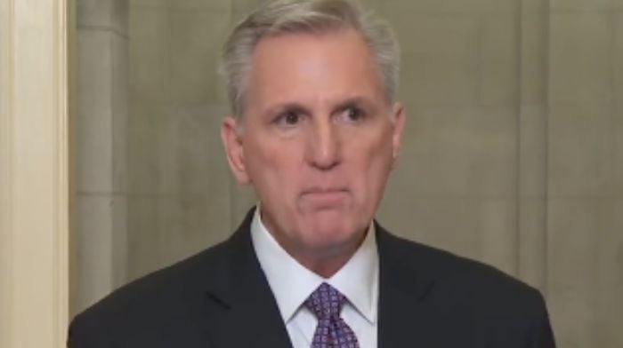 speaker-mccarthy-brutalizes-reporter-who-whined-about-schiff,-swalwell-getting-booted-from-intel-committee