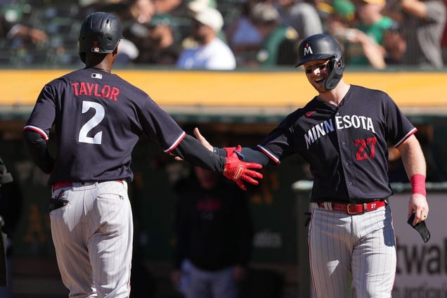 twins-recover-from-blown-lead-to-topple-a’s,-10-7